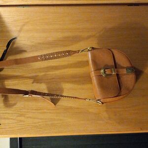 Womens Urban originals crossbody bag brown purse thick straps sturdy brown